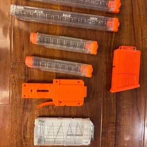 Lot Of 7 Nerf Magazine